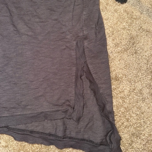 DYLAN COTTON SLUB HANKY HEM DRESS SIZE MEDIUM GREY - Picture 6 of 14